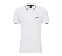 BOSS T-Shirt fonctionnel 'Paddy Pro' crème / bleu marine, Taille S