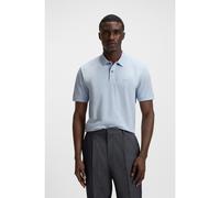 BOSS Polo Pallas en piqué de coton avec détails logotés - Style Pallas, 50468362 bleu clair 5XL