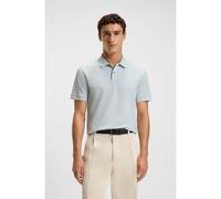 BOSS Polo Pallas en piqué de coton avec détails logotés - Style Pallas, 50468362 bleu clair L
