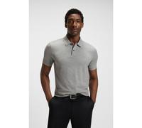 BOSS Polo Pallas en piqué de coton avec détails logotés - Style Pallas, 50468362 Gris S