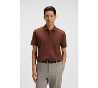BOSS Polo Pallas en piqué de coton avec détails logotés - Style Pallas, 50468362 Marron XL