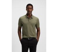 BOSS Polo Pallas en piqué de coton avec détails logotés - Style Pallas, 50468362 Olive XXL