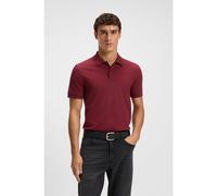 BOSS Polo Pallas en piqué de coton avec détails logotés - Style Pallas, 50468362 Rouge sombre S