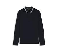 Boss Polo Plisy pour Homme, Bleu Marine, L