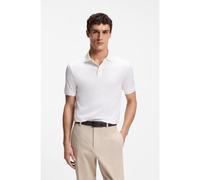BOSS Polo Regular en coton italien mercerisé - Style L-Perry 14, 50494980 Blanc S