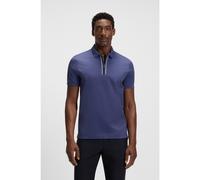 BOSS Polo Regular en coton mercerisé - Style H-Paras 65_ME, 50555160 Bleu foncé S