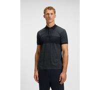 BOSS Polo Regular en coton Pima léger à carreaux - Style Polo Check GL, 50544478 Bleu foncé XL
