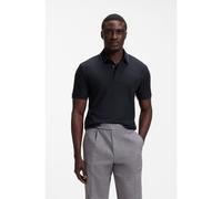 BOSS Polo Regular en piqué de coton structuré - Style H-Parris 18, 50570418 Bleu foncé L
