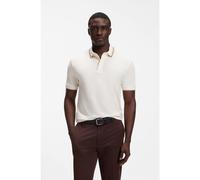 BOSS Polo Regular en piqué de coton structuré - Style H-Parris 18, 50570418 Naturel XXXL