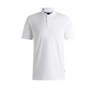 BOSS Polo Regular Fit en piqué de coton - Style Pallas_IN, 50504381 Blanc XL