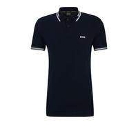 BOSS Polo Slim avec Détails À Rayures Contrastantes