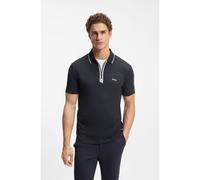 BOSS Polo Slim avec patte zippée - Style Philix_IN, 50568698 Bleu foncé L