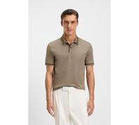 BOSS Polo Slim en coton mercerisé avec finitions structurées - Style H-Phillipson 200, 50543865 Brun chiné M