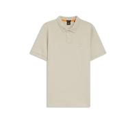 Hugo Boss Polo Passenger Slim en coton stretch à patch logo Beige clair L