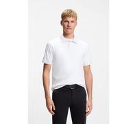 BOSS Polo Slim en coton stretch à patch logo - Style Passenger, 50507803 Blanc L