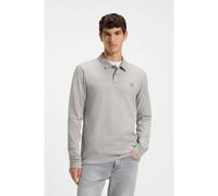 BOSS Polo Slim en coton stretch à patch logo - Style Passerby, 50507704 Gris XXL