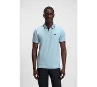 BOSS Polo Slim en coton stretch logoté - Style Paul, 50506193 bleu clair L
