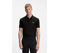 Hugo Boss Polo Paul4 10258215 manches courtes Noir L Homme