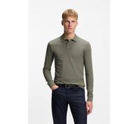 Boss Passerby 10256683 Long Sleeve Polo Gris L Homme