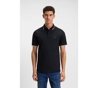 BOSS Polo Slim en piqué de coton stretch - Style Passertip, 50507699 Bleu foncé XL