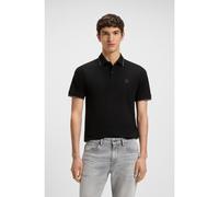 BOSS Polo Slim en piqué de coton stretch - Style Passertip, 50507699 Noir XXL