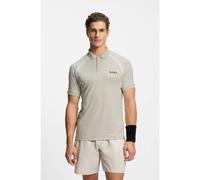 BOSS Polo Slim en tissu stretch à séchage rapide - Style PL_TOC Spin CB, 50554552 Beige clair M