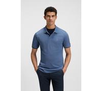 BOSS Polo Slim en coton stretch à patch logo - Style Passenger, 50507803 Bleu S