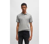BOSS Polo Slim Fit en coton stretch à patch logo - Style Passenger, 50507803 Gris chiné XXXL