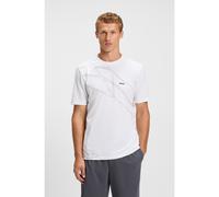 BOSS Polo sportif en piqué stretch évacuant l’humidité - Style Tee 10_IN, 50556197 Blanc S