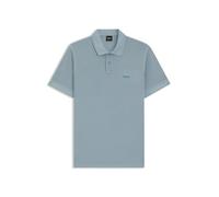 BOSS Polo en piqué de coton avec logo imprimé - Style Prime, 50507813 bleu clair XXL