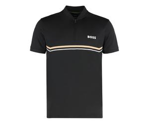 Boss - Polo with Seamless Bodymapping - Homme - Tops - Noir - Taille: S