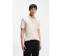 BOSS Polo Year of the Horse en piqué de coton avec logo artistique - Style Qiang_CNY, 50556415 Naturel XXL