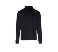 BOSS Polo À Manches Longues en Coton avec Détail De Logo