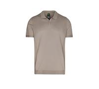 BOSS Polo en maille de coton mélangé avec Structure bodymapping - Style KN_Momentum-Lite PS, 50558353 Brun chiné XL