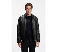 BOSS Porsche x BOSS veste en cuir avec fermoir magnétique dissimulé - Style LH_PS Icons70 ST, 50569177 Noir L