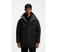 BOSS Porsche x BOSS Veste matelassée Édition Signature - Style OW_PS Icons70 Crest, 50565205 Noir S