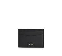 BOSS Porte-cartes New Crosstown M Cuir grainé avec pince à billets Noir