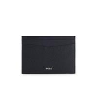 BOSS Porte-cartes en cuir grainé orné du logo - Style New Crosstown_Big CC, 50548806 Bleu foncé pcs.