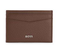 BOSS Porte-cartes marron en cuir pour homme - New Crosstown Card Holder Medium Brown 312585