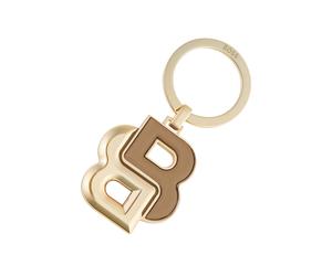 BOSS Porte-clés avec monogramme Double B camel et doré - Style Key ring Double B Camel, 58451241 Or pcs.
