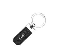 BOSS Porte-clés en cuir grainé à logos, avec boîte cadeau - Style Key ring Classic Grained Black, 58131048 Noir pcs.