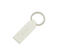 BOSS Porte-clés en silicone et laiton avec logo - Style Key ring Edge Iconic White, 58138521 Blanc pcs.