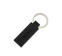 BOSS Porte-clés en silicone noir et laiton avec logo - Style Key ring Edge Iconic Black, 58138502 Noir pcs.