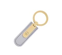 BOSS Porte-clés lilas à finition grainée avec pièce métallique Double B dorée - Style Key ring Signature Lady Lilac, 58837106 Lilas pcs.