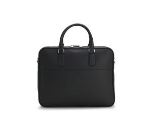 BOSS Porte-documents en cuir aux finitions lisses et grainées - Style New Crosstown WI_Doc, 50552467 Noir pcs.