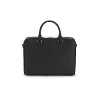 BOSS Porte-documents en cuir en relief avec finitions en métal argenté - Style New Crosstown_P_Z.D., 50567812 Noir pcs.