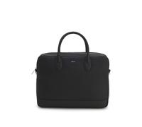 BOSS Porte-documents en cuir recyclé à monogramme - Style Northon_M_Doc. Case, 50573486 Noir pcs.