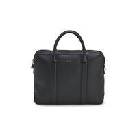 BOSS Porte-documents en cuir structuré avec deux anses - Style Derwil_Doc Case, 50573162 Noir pcs.