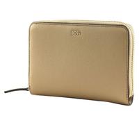 BOSS Porte-monnaie beige en cuir pour femme Alyce Ziparound Wallet Light Beige 272515