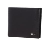 BOSS Porte-monnaie brun foncé en cuir pour homme - New Crosstown Trifold Dark Brown 307149